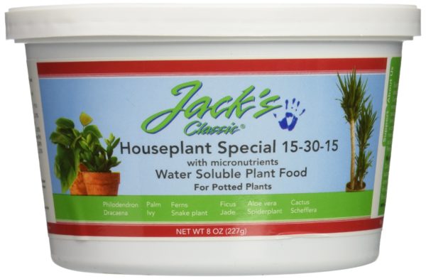 ENGRAIS JACK'S 15-30-15  PLANTES D'INTERIEUR 225gr (8Oz)