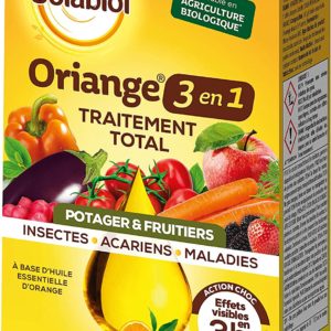 Oriange Traitement Total SOLABIOL - 3 en 1 Insectes Acariens Maladies 100ml