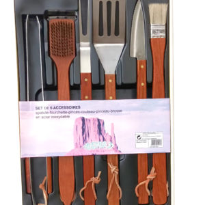 COFFRET USTENSILES BARBECUE