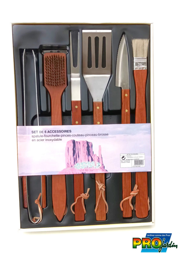 COFFRET USTENSILES BARBECUE