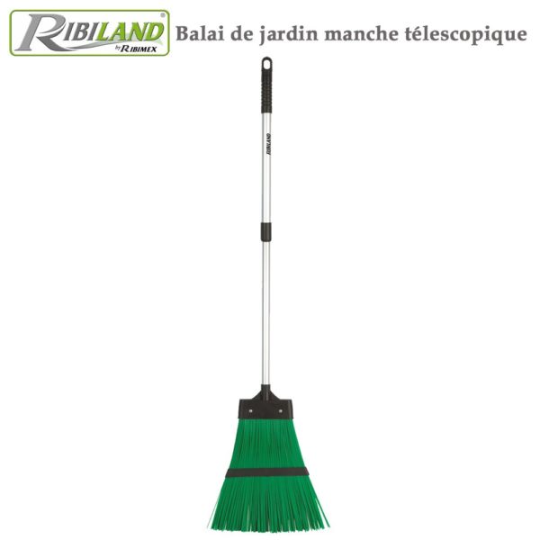 BALAI DE JARDIN MANCHE TELESCOPIQUE