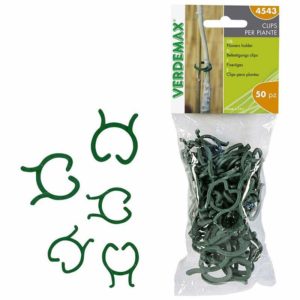 Clips de tuteurage 50 pièces - 3 tailles assorties VERDEMAX