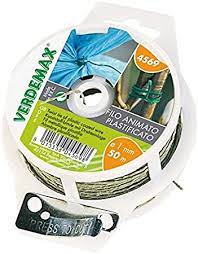 Fil acier plastifié 1mm x50m VERDEMAX