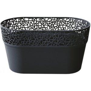 CACHE POT OVALE PATIENCE TREE 27,5 cms taupe