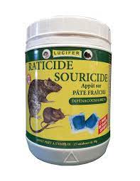Raticide appâts sur pâte fraîche 15 doses LUCIFER