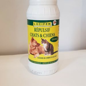 Répulsif chien et chats granulé 500gr LUCIFER