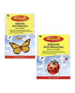 Anti-mouches stickers adhésifs x 4 unités LUCIFER