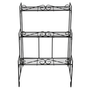 ETAGERE DROITE FER FORGE 3 TABLETTES