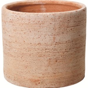 CACHE POT - MINI CYLINDRE TERRE CUITE LUNA 11 cm