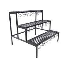 ETAGERE DROITE LOTUS FER FORGE 3 TABLETTES