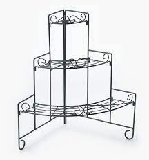 ETAGERE D'ANGLE FER FORGE 3 TABLETTES