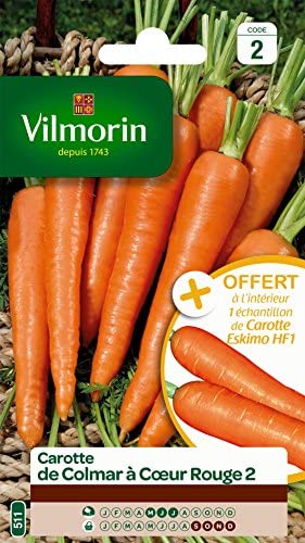 SACHET CAROTTE COLMAR A COEUR ROUGE VILMORIN