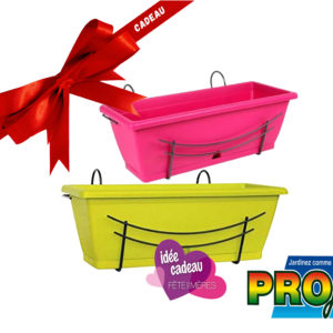 BALCONNIERE 50cms COLOR AVEC SUPPORT METAL