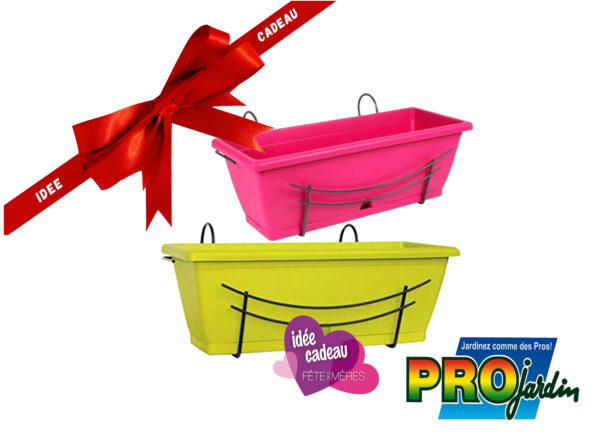 BALCONNIERE 50cms COLOR AVEC SUPPORT METAL