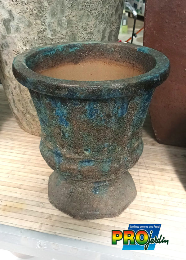 VASQUE BLEUE L 33 X 35 cm TAIWAN